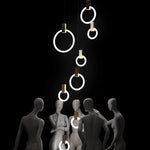 Aluminum Rings Hanging Lights