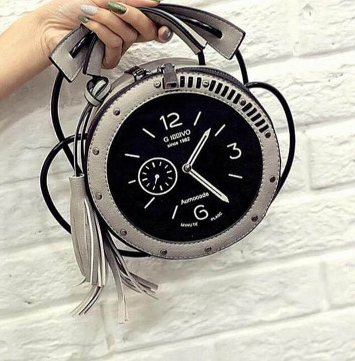 Creative Crossbody Clock Like Handbag - Image 0