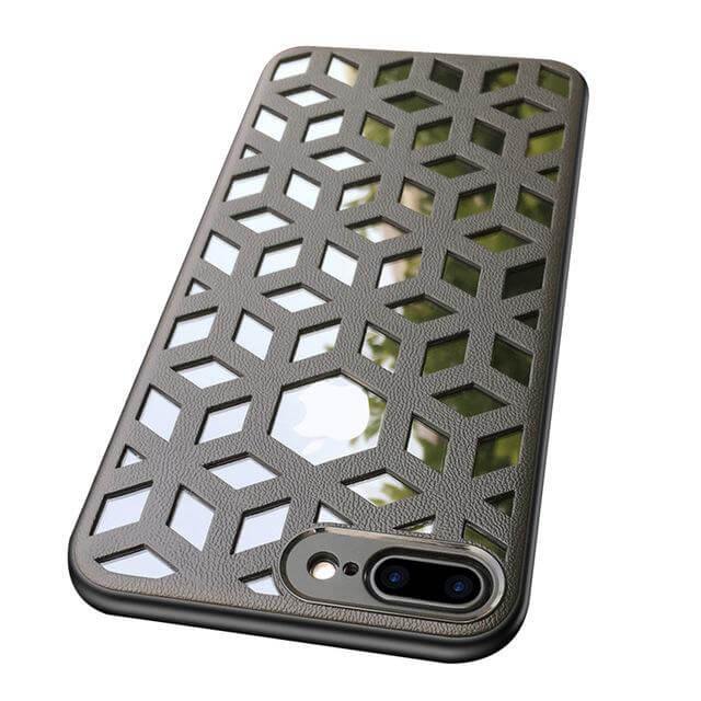 Soft Leather Hollow Shell For iPhone Models - Image 2