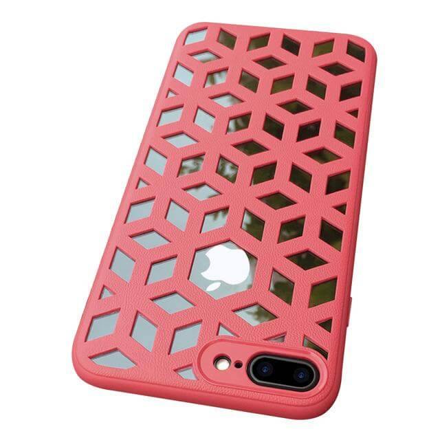 Soft Leather Hollow Shell For iPhone Models