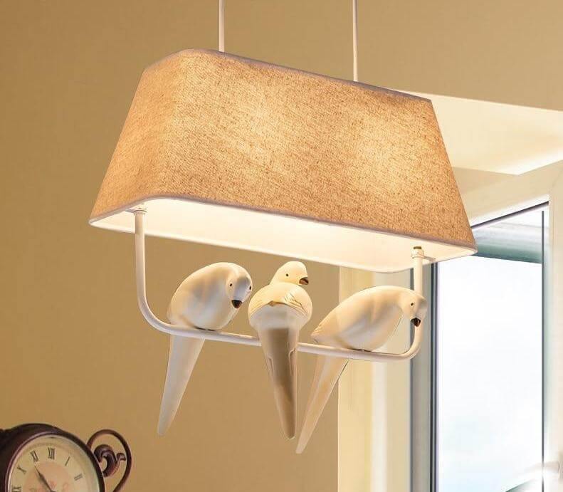 Resin Birds Pendant Retro Lights - Image 0