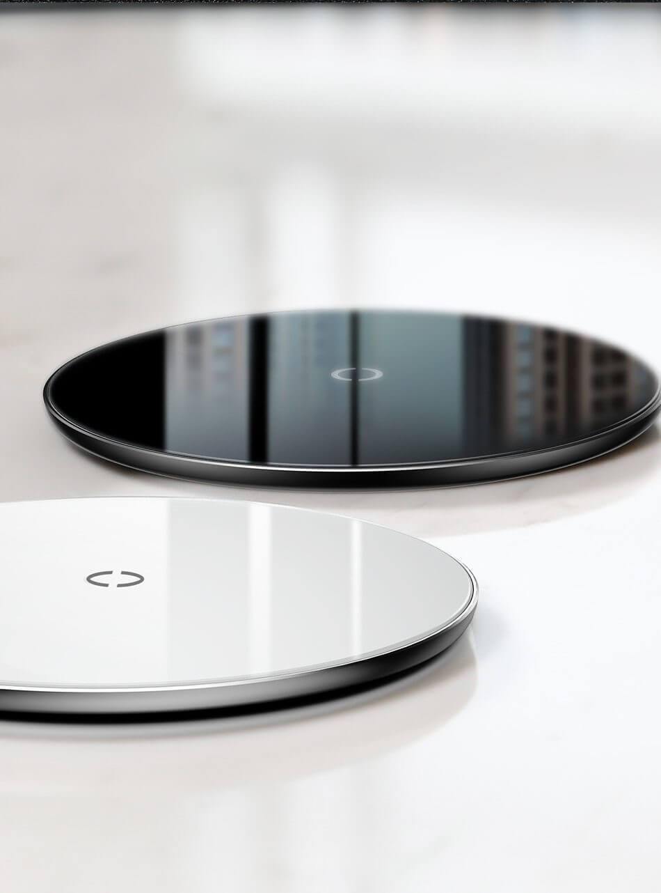 Stylish Transparent Wireless Charging Pad for Wireless Charging Supported Phones