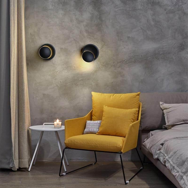 360 Creative Degree Adjustable Bedside Wall Lamp