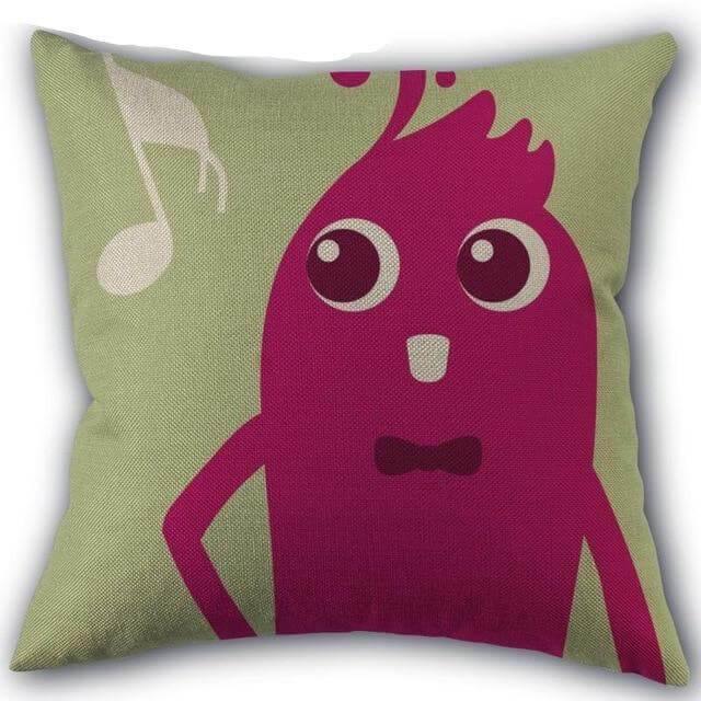 Decorative Comfy Musical Notes Pillow Case - MaviGadget