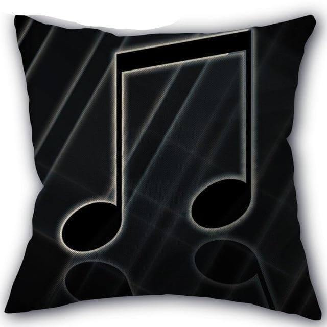 Decorative Comfy Musical Notes Pillow Case - MaviGadget