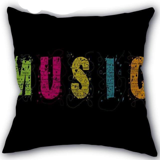 Decorative Comfy Musical Notes Pillow Case - MaviGadget