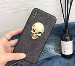 Luxury Real Leather Skull Iphone Cases - MaviGadget