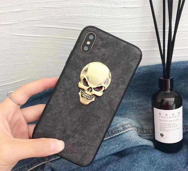 Luxury Real Leather Skull Iphone Cases - Image 6