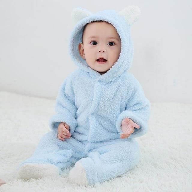3D Warm Bear Jumpsuit for Baby - Image 3