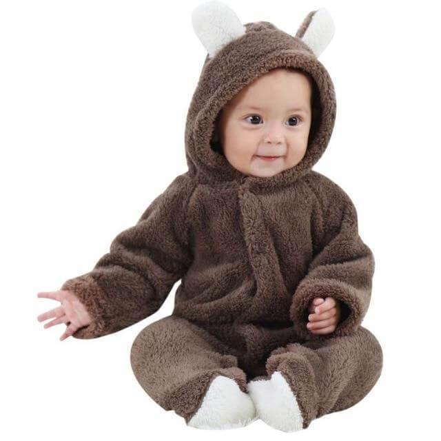 3D Warm Bear Jumpsuit for Baby - Image 5