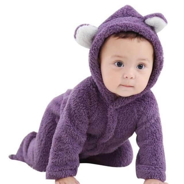 3D Warm Bear Jumpsuit for Baby