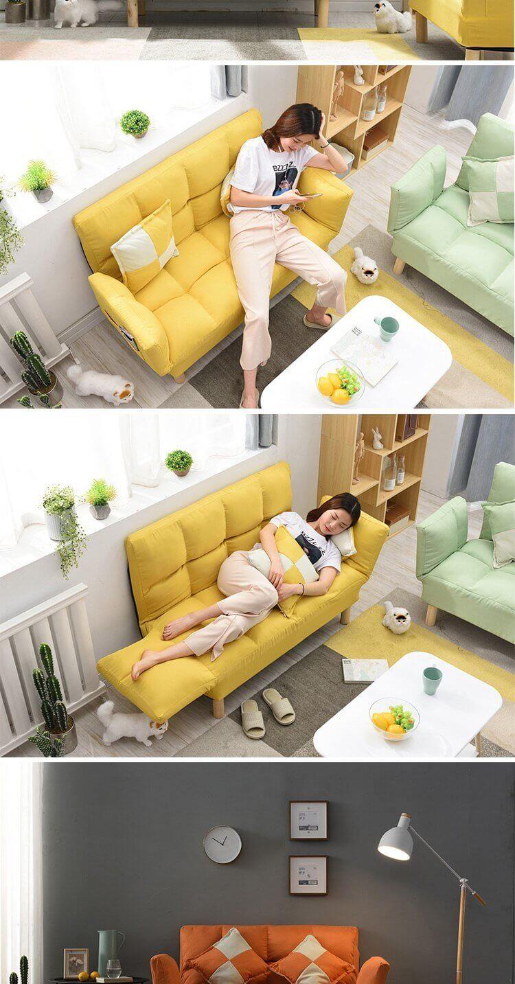 Lazy Floor Modern Minimalist Foldable Sofas - Image 18