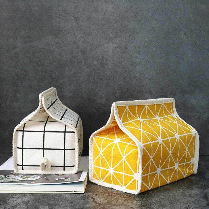 Japan Style Cotton Linen Tissue Holder - Image 6