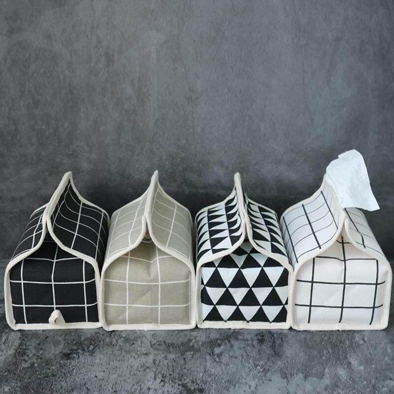 Japan Style Cotton Linen Tissue Holder - Image 5