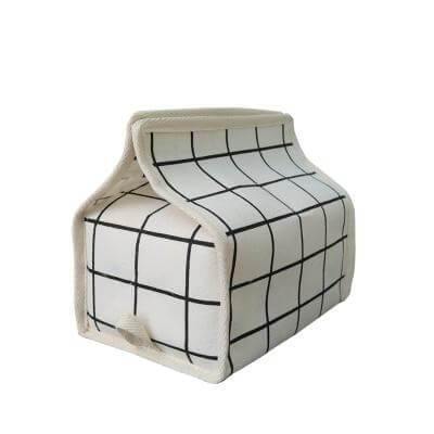 Japan Style Cotton Linen Tissue Holder - Image 2