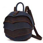 Genuine Leather Modern Retro Men Backpack - MaviGadget