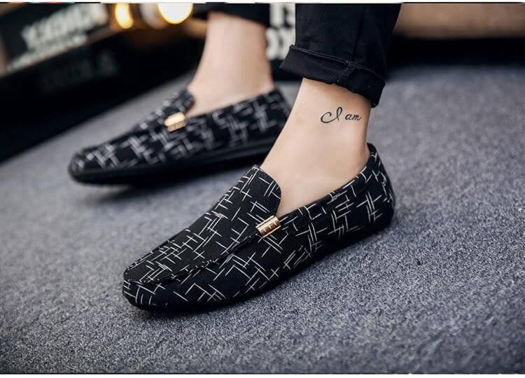 Designer Canvas Seasonal Slip-on Men Casual Shoes - Image 5