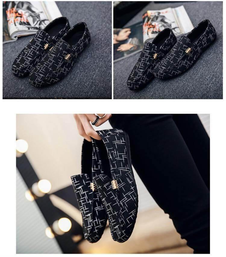 Designer Canvas Seasonal Slip-on Men Casual Shoes - Image 6