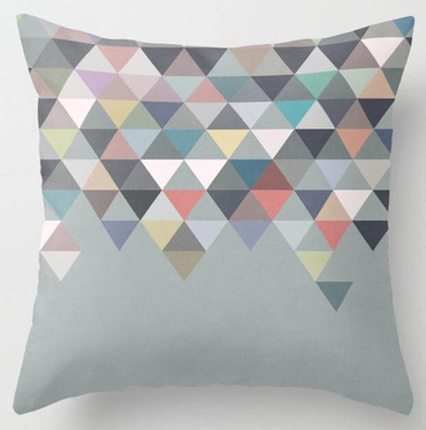 Irregular Triangle Pattern Pillow Cases - Image 11