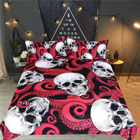 3pcs Skulls and Octopus Tentacles Hand Duvet Cover Bedding Set - Image 0