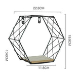 Iron Grid Wall Shelf - MaviGadget