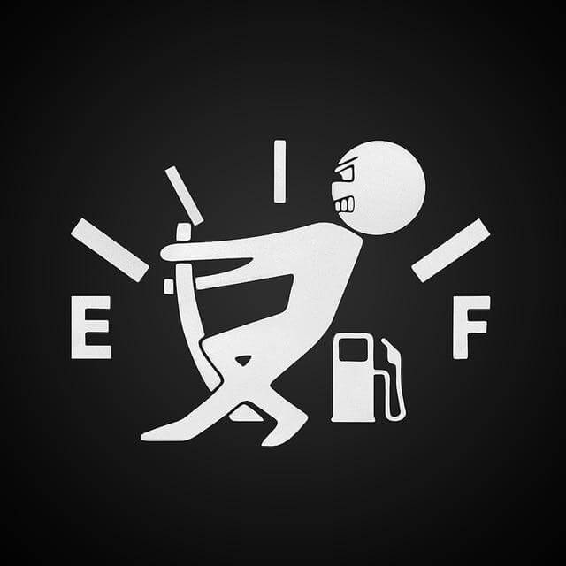 Funny Fuel Man Car Sticker - Image 1