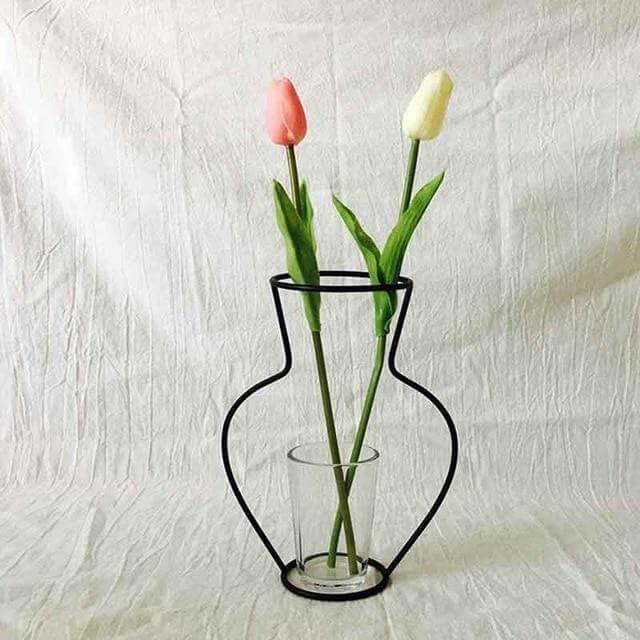 Creative Iron Flower Vase