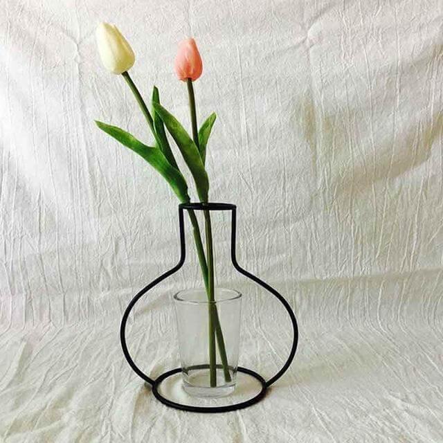 Creative Iron Flower Vase - Image 3