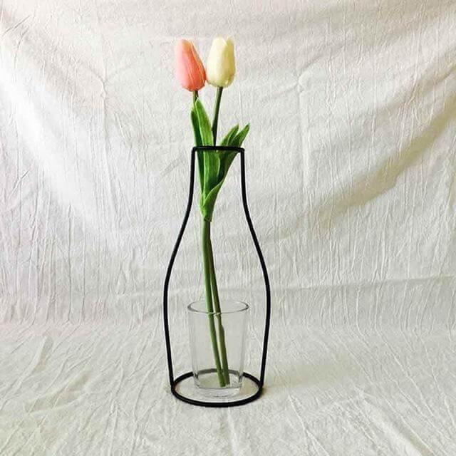 Creative Iron Flower Vase - Image 2