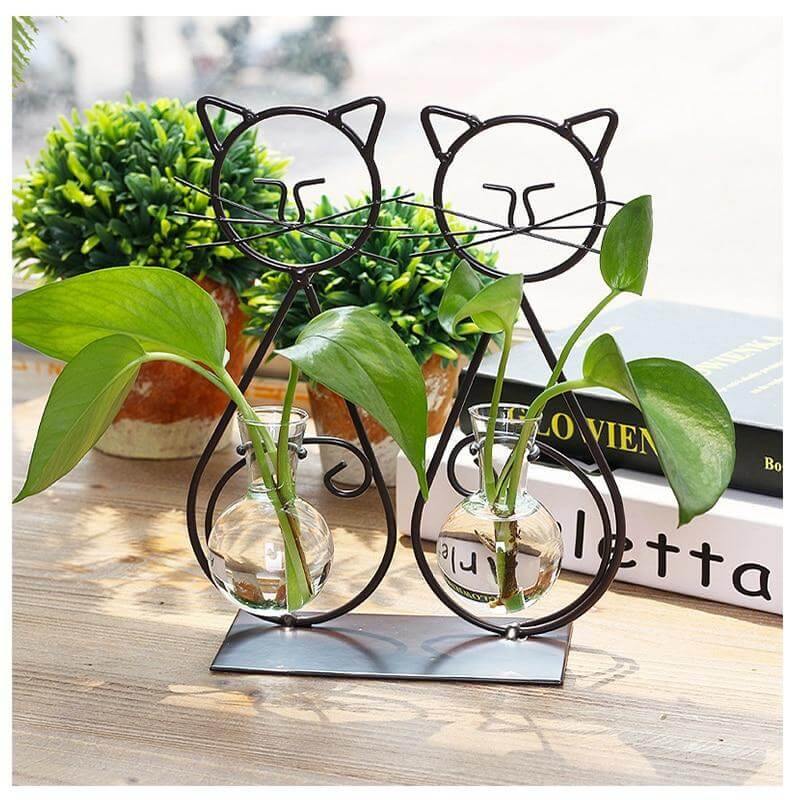 Creative Miniature Cat Shaped Plan Vase - MaviGadget