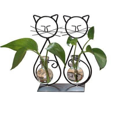 Creative Miniature Cat Shaped Plant Vase - Image 3