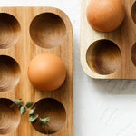 Wooden Japanese Style Egg Storage Box - MaviGadget