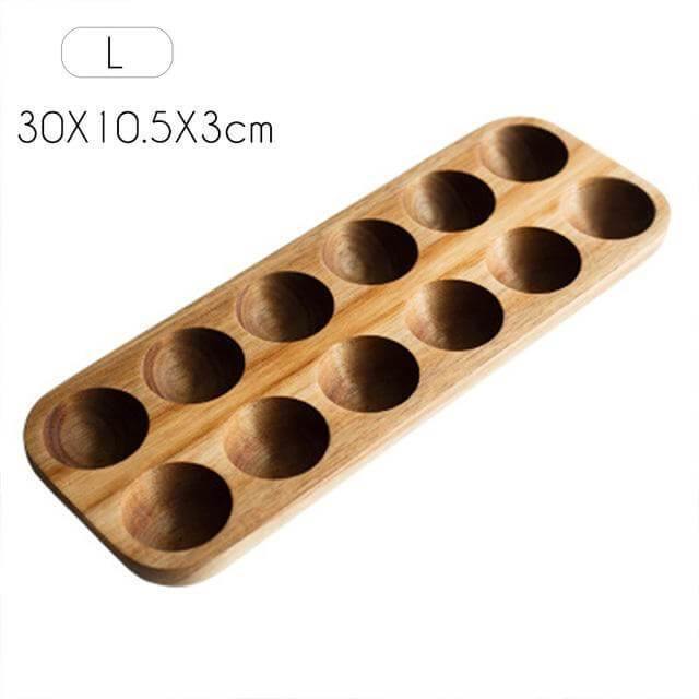 Wooden Japanese Style Egg Storage Box - MaviGadget