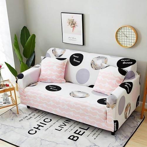 Universal Modern Colorful Cute Loveseat Sofa Covers