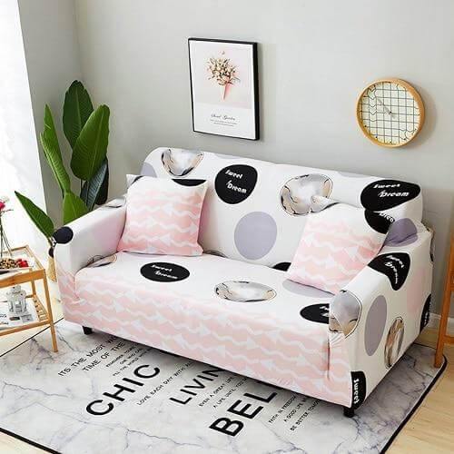 Universal Modern Colorful Cute Loveseat Sofa Covers - Image 13