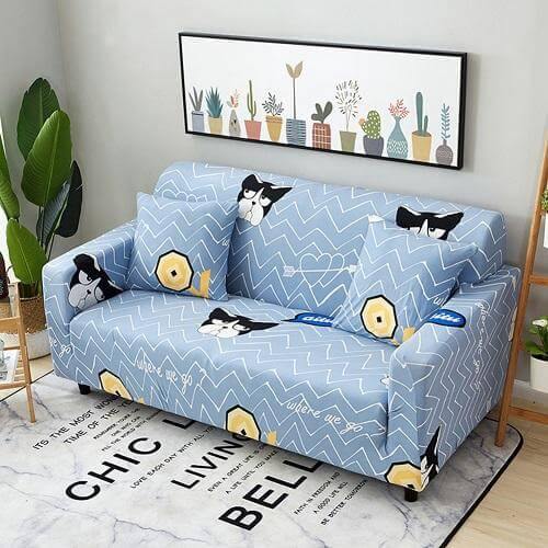 Universal Modern Colorful Cute Loveseat Sofa Covers - Image 3