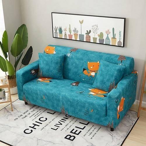 Universal Modern Colorful Cute Loveseat Sofa Covers - Image 7