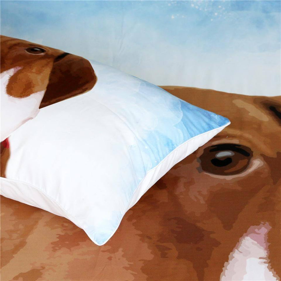 3pcs 3d printed Cute puppy Comfortable Duvet Cover Bedding set Mavigadget - Image 1