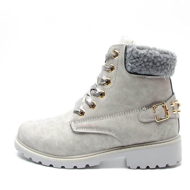 New British Style Lace Up Ankle Boots for Women - Image 2