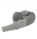 New Combination Cotton Crib Crocodile/House Pillow for Baby