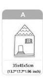 New Combination Cotton Crib Crocodile/House Pillow for Baby - Image 5
