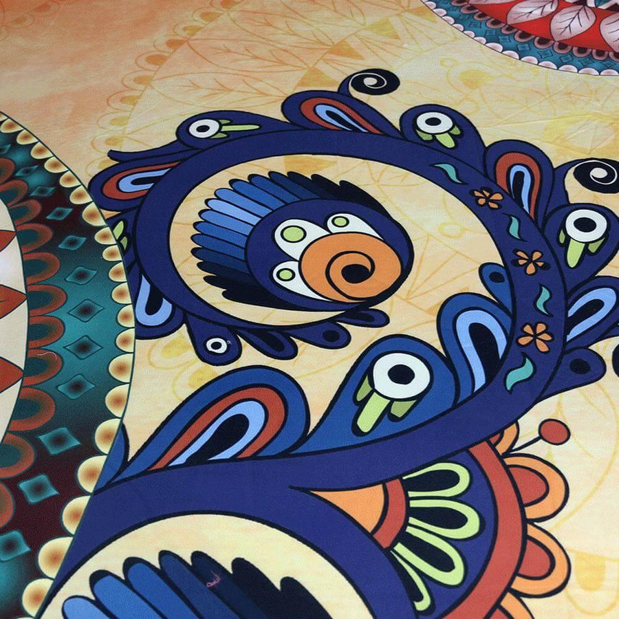 Bohemian Duvet Cover Ethnic Indian Comfortable Duvet Cover Bedding set Mavigadget - Image 3
