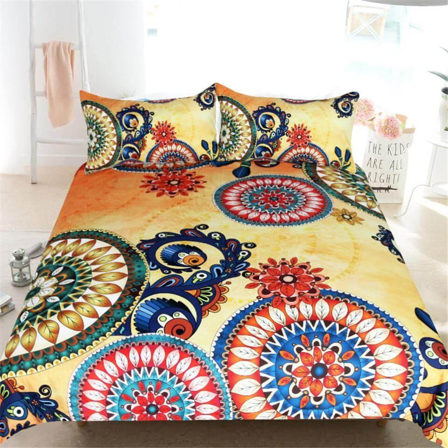 Bohemian Duvet Cover Ethnic Indian Comfortable Duvet Cover Bedding set Mavigadget - Image 0