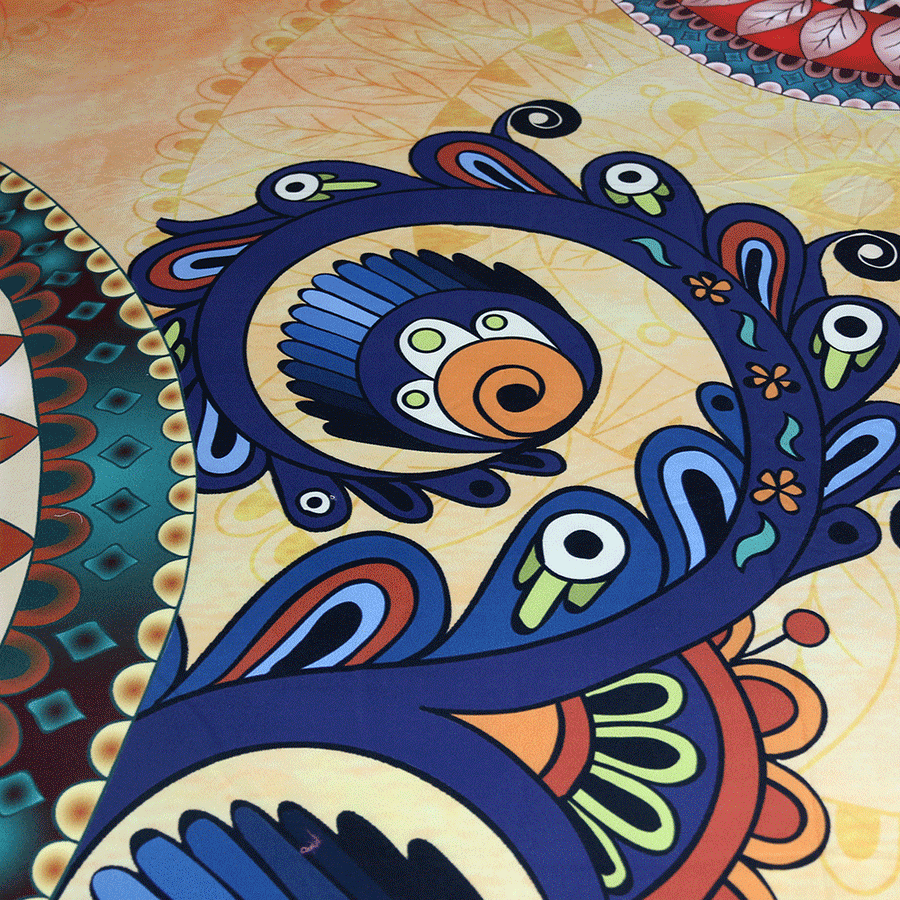 Bohemian Duvet Cover Ethnic Indian Comfortable Duvet Cover Bedding set Mavigadget - Image 4