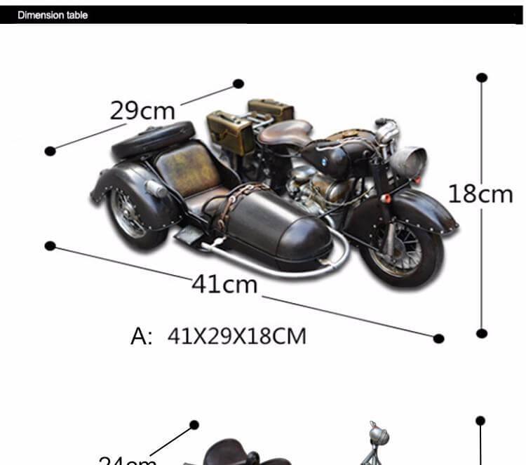Handmade Creative Three Wheeled BMW Motorcycle - Image 14