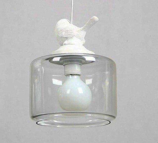 Luxury Modern Glass Shade Creative Bird Chandelier Lamp - Image 2