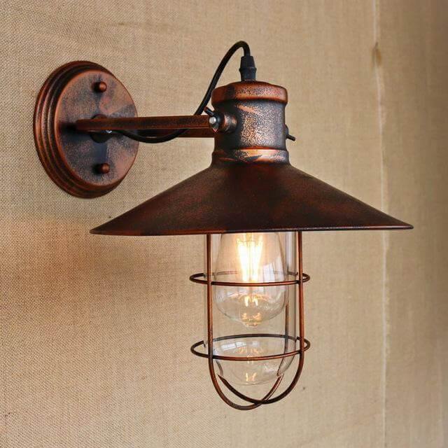 Retro Vintage Loft Style Head Wall Lamps - Image 1