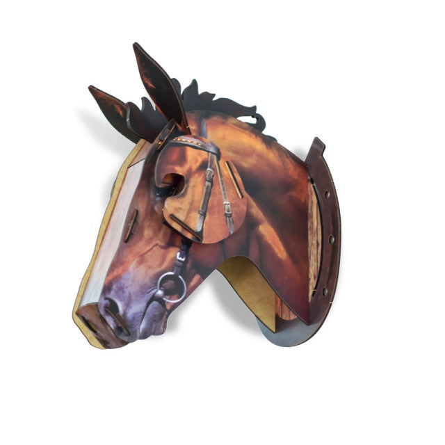 3D Wooden Craft Horse Hanging Wall Decor - Image 5