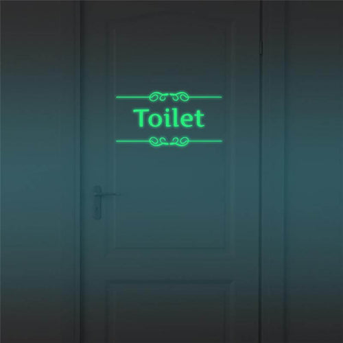 Luminous Toilet Wall Sticker - Image 0