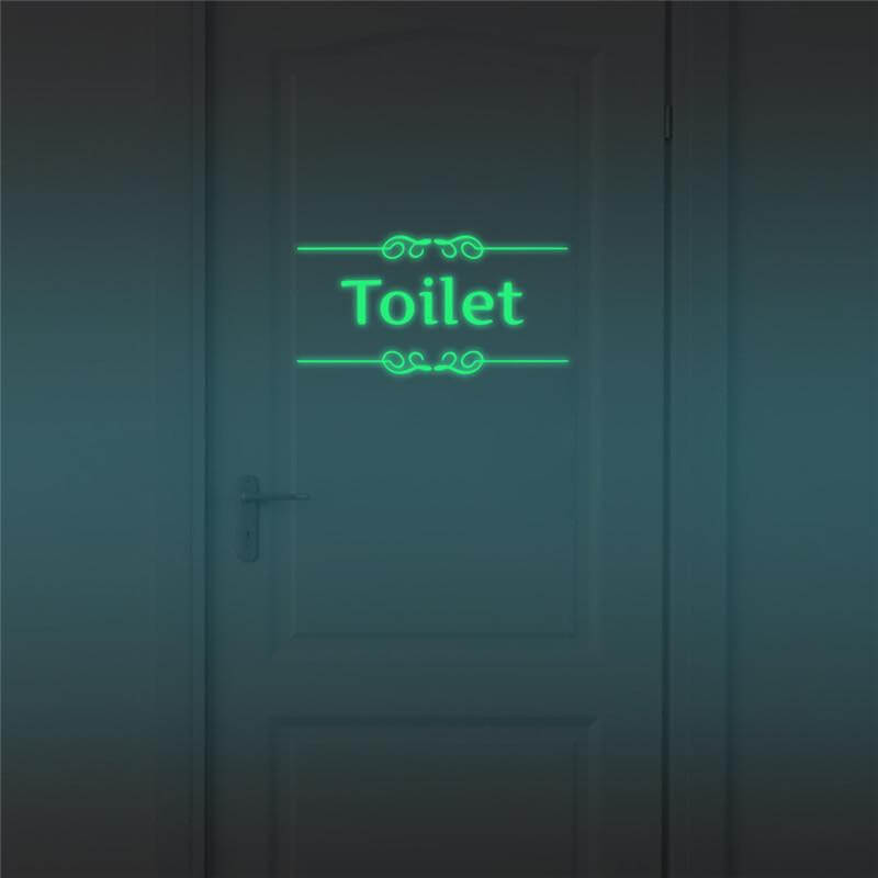 Luminous Toilet Wall Sticker - Image 0